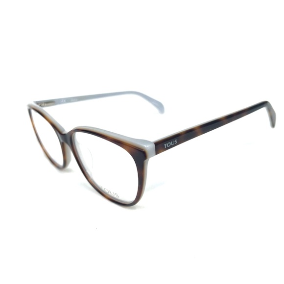 New TOUS Frames Tortoise Over Gray Eyeglasses Acetate VTOA36 0AM5 53 16 135 - Picture 8 of 14